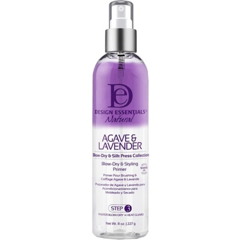 Design Essentials Natural Agave & Lavender Blow-Dry & Styling Primer 8oz - Step 3