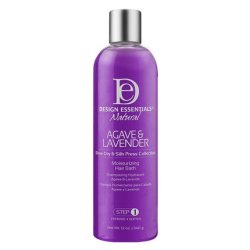 Design Essentials Agave & Lavender Moisturizing Hair Bath Sulfate-Free Shampoo 12oz