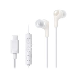 JVC HA-FR9UC Casque Avec fil Ecouteurs Appels/Musique USB Type-C Blanc