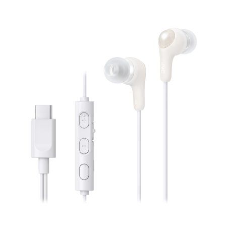 JVC HA-FR9UC Casque Avec fil Ecouteurs Appels/Musique USB Type-C Blanc