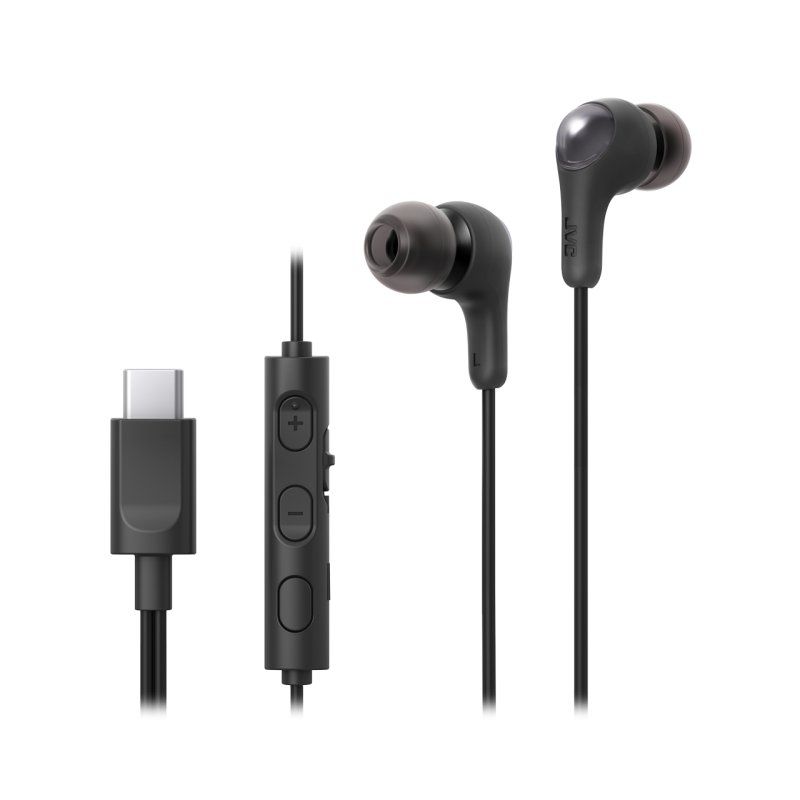 JVC HA-FR9UC Headset Wired In-ear Calls/Music USB Type-C Black