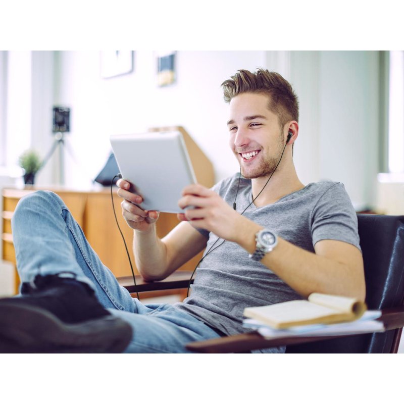 JVC HA-FR9UC Casque Avec fil Ecouteurs Appels/Musique USB Type-C Noir