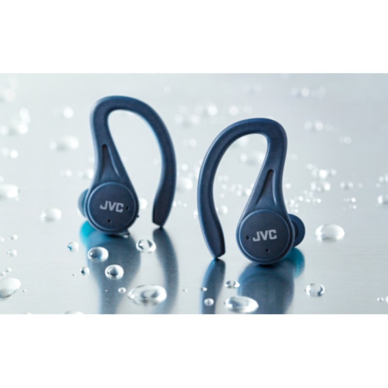 JVC HA-EC25T Headset True Wireless Stereo (TWS) Ear-hook Sports Bluetooth Blue