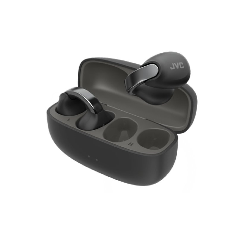 JVC Nearphone Headset True Wireless Stereo (TWS) Ear-clip-on Calls/Music Bluetooth Black