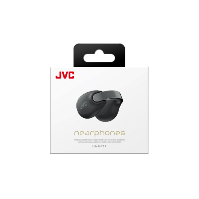 JVC Nearphone Headset True Wireless Stereo (TWS) Ear-clip-on Calls/Music Bluetooth Black