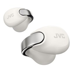 JVC HA-NP1T Casque True Wireless Stereo (TWS) Clip d'oreille Appels/Musique USB Type-C Bluetooth Argent, Blanc