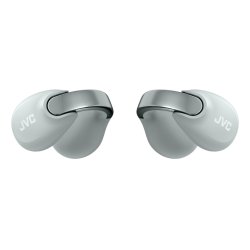 JVC HA-NP1T Casque True Wireless Stereo (TWS) Clip d'oreille Appels/Musique USB Type-C Bluetooth Gris, Argent
