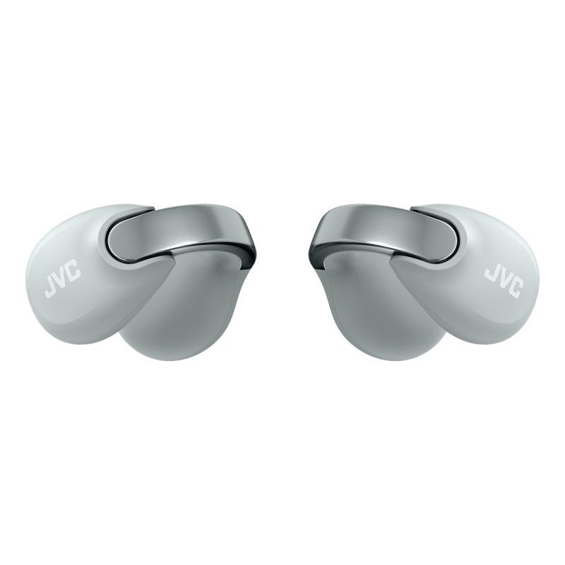 JVC HA-NP1T Casque True Wireless Stereo (TWS) Clip d'oreille Appels/Musique USB Type-C Bluetooth Gris, Argent
