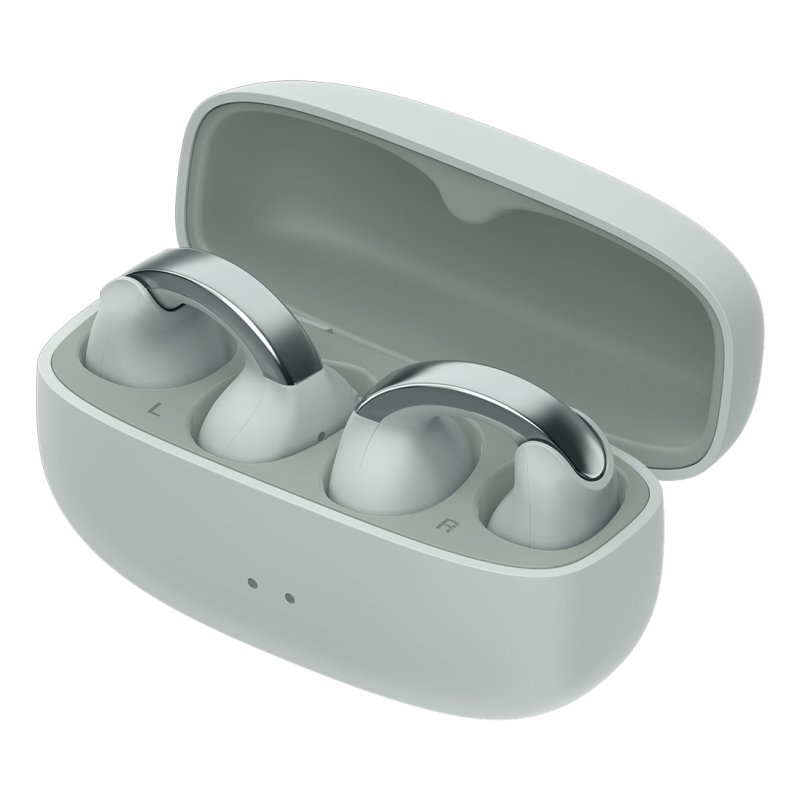 JVC HA-NP1T Headset True Wireless Stereo (TWS) Ear-clip-on Calls/Music USB Type-C Bluetooth Grey, Silver