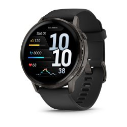 Garmin Venu 4 3.56 cm (1.4") AMOLED 45 mm Digital 454 x 454 pixels Touchscreen Black Wi-Fi GPS (satellite)