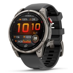 Garmin fēnix 8 Pro 3,56 cm (1.4") AMOLED 47 mm Numérique 454 x 454 pixels Écran tactile Graphite, Titane Wifi GPS