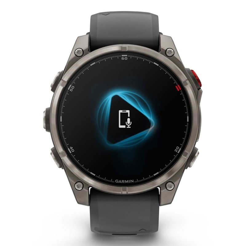 Garmin fēnix 8 Pro 3,56 cm (1.4") AMOLED 47 mm Numérique 454 x 454 pixels Écran tactile Graphite, Titane Wifi GPS