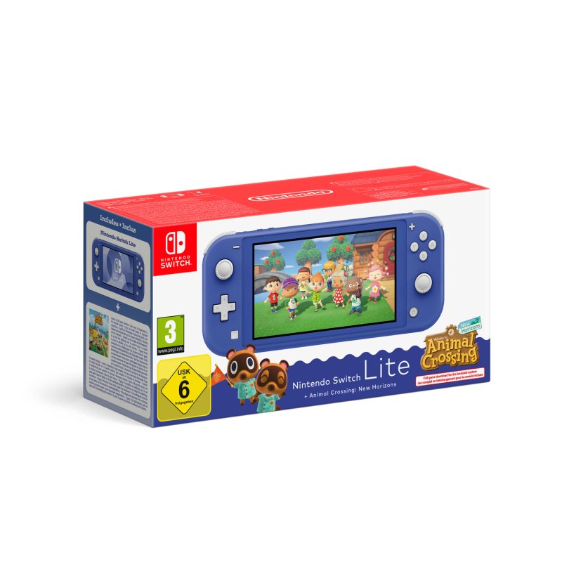 Nintendo Switch Lite Turquoise Animal Crossing: New Horizons (Code-in-a-box)