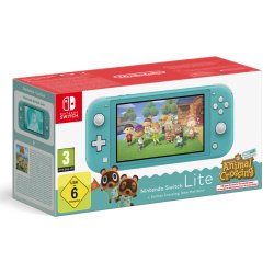 Nintendo Switch Lite Animal Crossing console de jeux portables 14 cm (5.5") 32 Go Écran tactile Wifi Turquoise