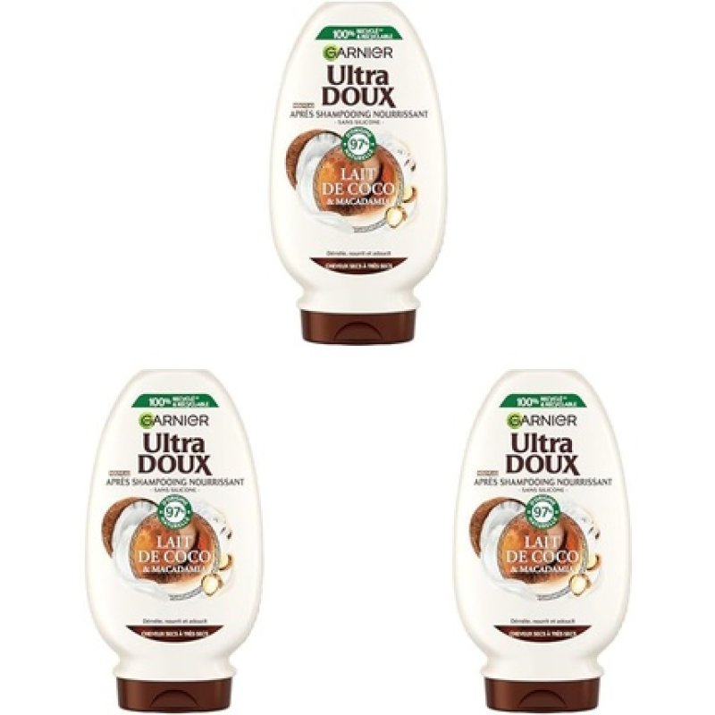 Garnier Ultra Doux Conditioner with Coconut Milk and Macadamia 250ml