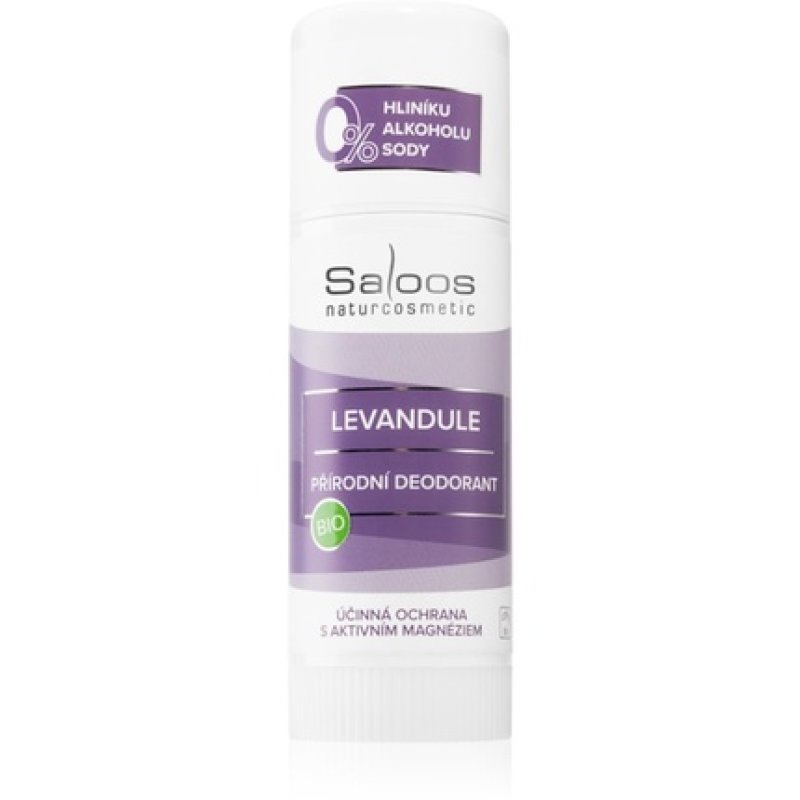 Saloos Bio Deodorant Lavender 50 ml - Solid Deodorant