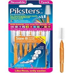 Piksters Size 8 Orange Handle