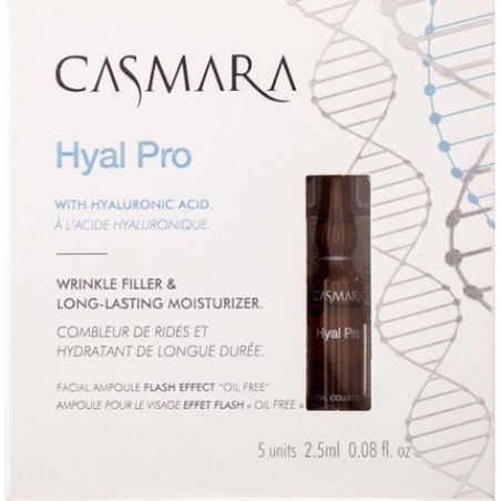Casmara Hyal Pro Long Lasting Wrinkle and Moisturizer Filler in 3ml Ampoules 5 Units - Pack of 5