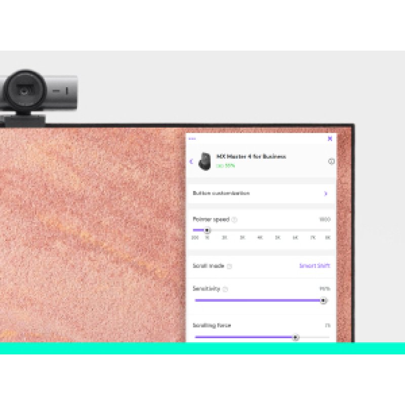 Logitech MX Master 4 for Business souris Bureau Droitier RF sans fil Bluetooth 8000 DPI