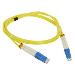 Alantec FOC-LCLC-9SMD-2 câble InfiniBand et à fibres optiques 2 m LC Jaune