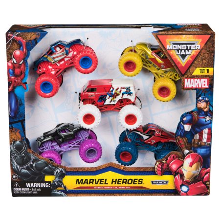 Monster Jam - 1:64 Marvel 5 Pack (6070946)