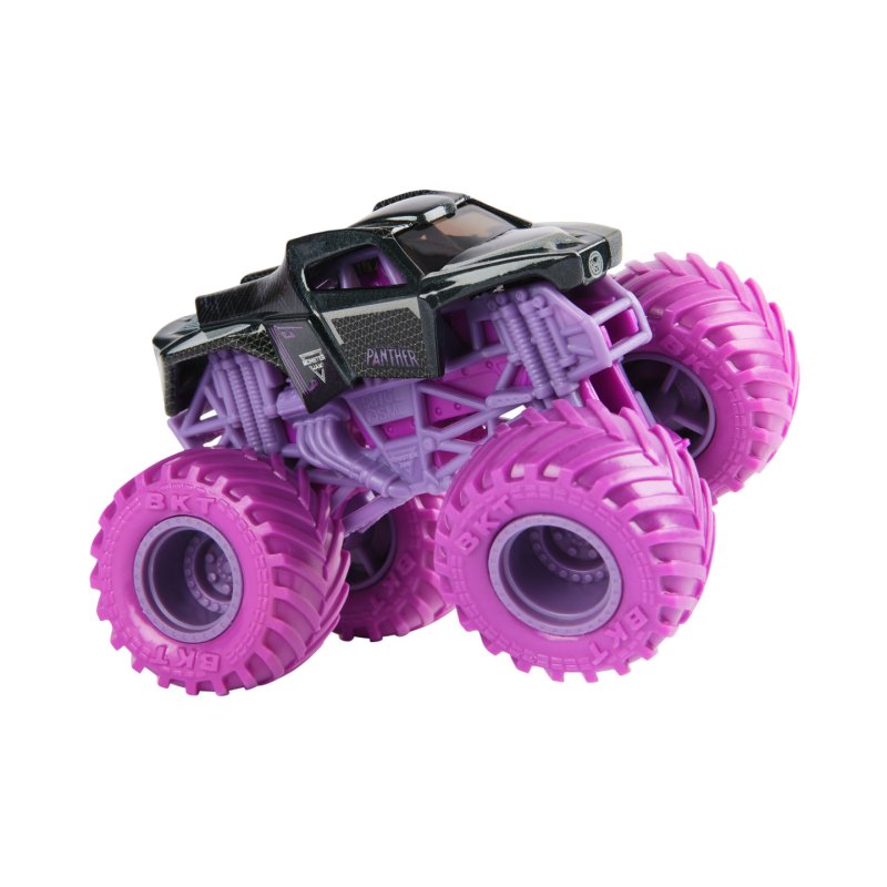 Monster Jam - 5 Véhicules Die-Cast 1:64 Marvel - 5 Véhicules Authentiques Monster Trucks Officiels À Collectionner