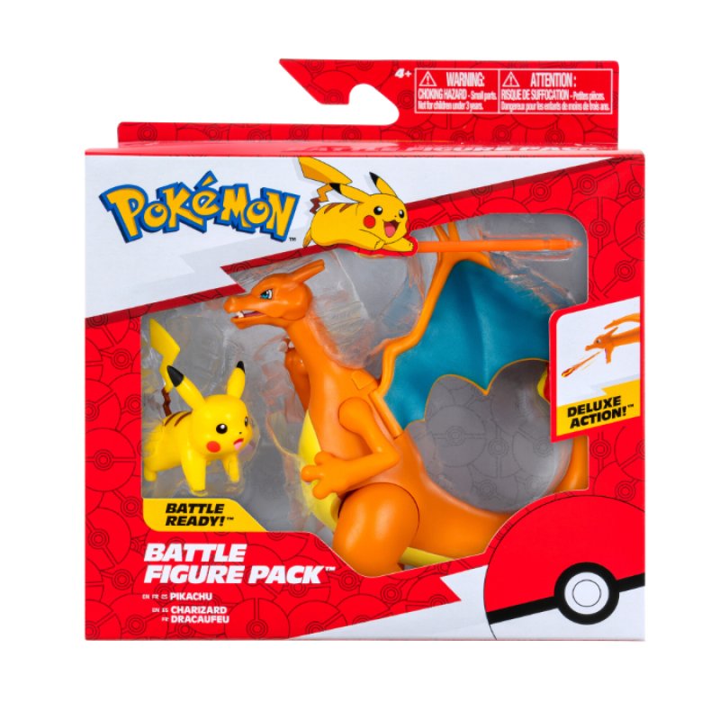 Pokémon - Figure Set 2 PK Charizard and Pikachu (PKW3459)