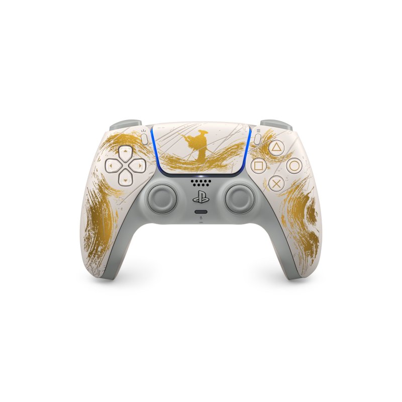 Sony DualSense Wireless Controller - Ghost of Yōtei Gold Limited Edition Gold, White Bluetooth/USB Gamepad Analogue /