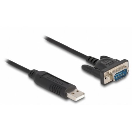 DELOCK Adapterkabel USB 2.0 Typ-A St zu 1 x Seriell 50cm