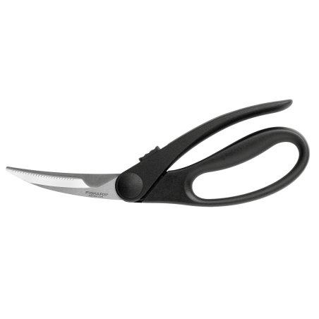 Fiskars 1023819 kitchen scissors 230 mm Black, Stainless steel Poultry