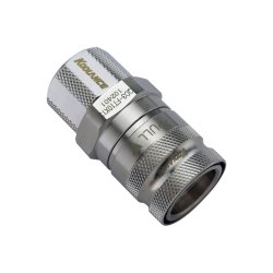 Koolance QD3 Schnellverschluss gerade weiblich auf 13/10mm - silber
