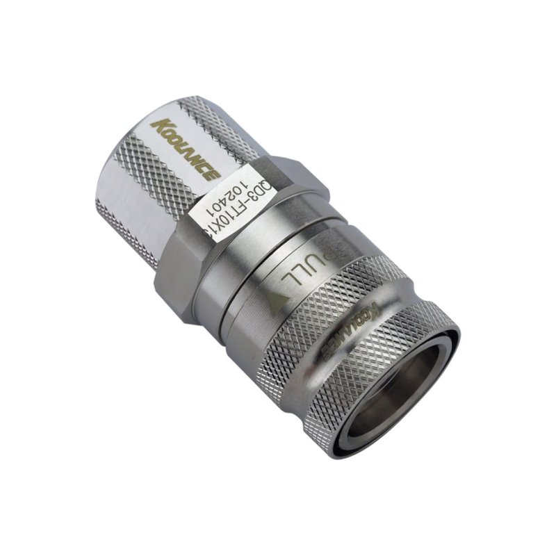 Koolance QD3 Schnellverschluss gerade weiblich auf 13/10mm - silber