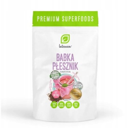 Intenson Psyllium Husk Seeds, 200g - Natural Fiber Supplement For Gut Health