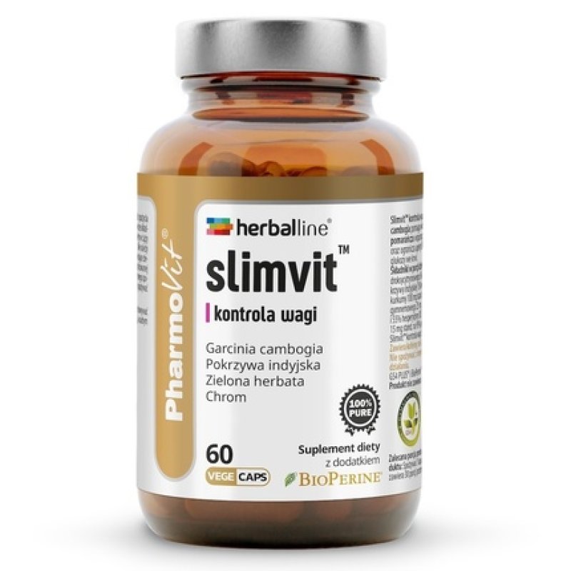 Pharmovit Slimvit Weight Control Dietary Supplement 60 Capsules