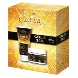 Celiaset De Luxe Gold 24k Anti-Wrinkle Cream Day And Night 50ml And Hand Cream 80ml