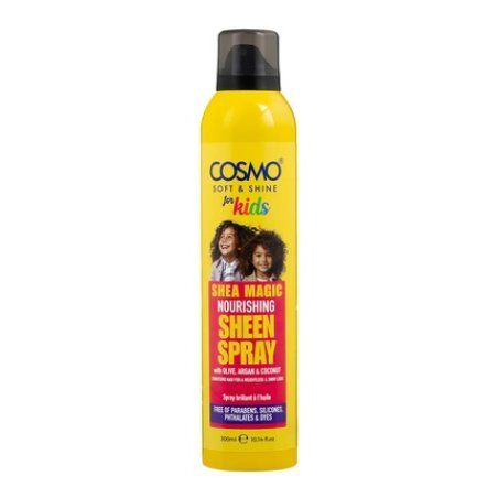 Cosmo Cosmetics Nourishing Sheen Spray 300ml For Kids Shea Magic Soft & Shine