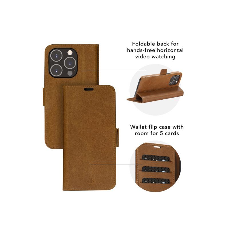 dbramante1928 Copenhagen mobile phone case 16.3 cm (6.4") Wallet case Tan