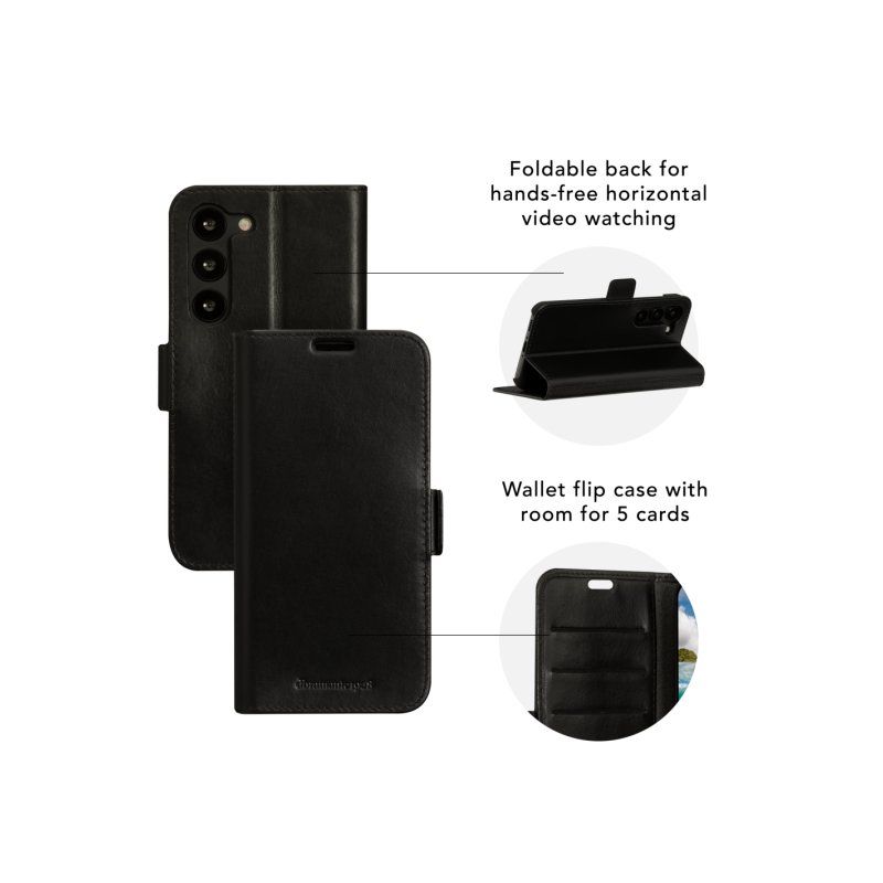 dbramante1928 Copenhagen coque de protection pour téléphones portables 16,3 cm (6.4") Étui avec portefeuille Noir