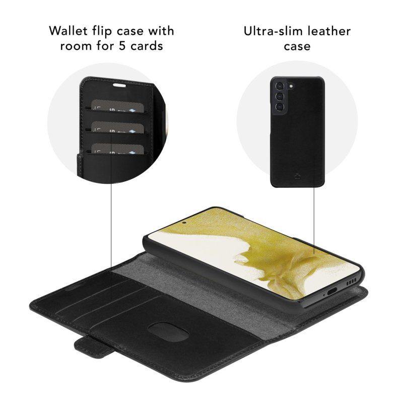 dbramante1928 Lynge coque de protection pour téléphones portables 17 cm (6.7") Étui avec portefeuille Noir