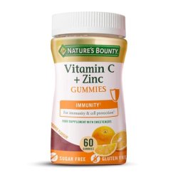 Nature's Bounty Vitamin C Zinc 60 Gummies