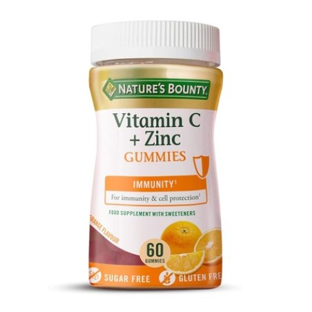 Nature's Bounty Vitamin C Zinc 60 Gummies