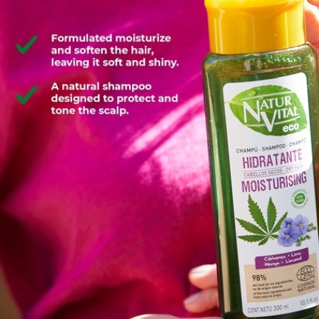 Eco Hemp and Flax Moisturizing Shampoo 300ml
