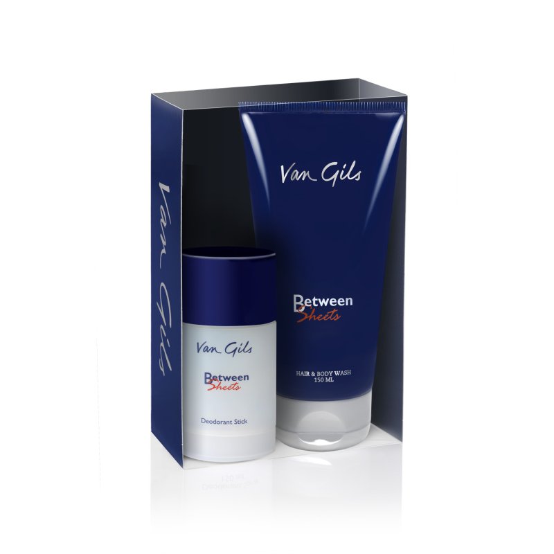 Van Gils - Between Sheets - Deodorant Stick 75 ml Hair & Body Wash 150 ml - Giftset (12300230029)