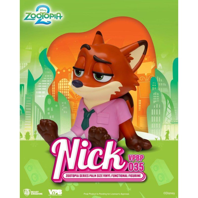 ZOOTOPIA 2 - Nick - Tirelire Vinyl Figure 15cm