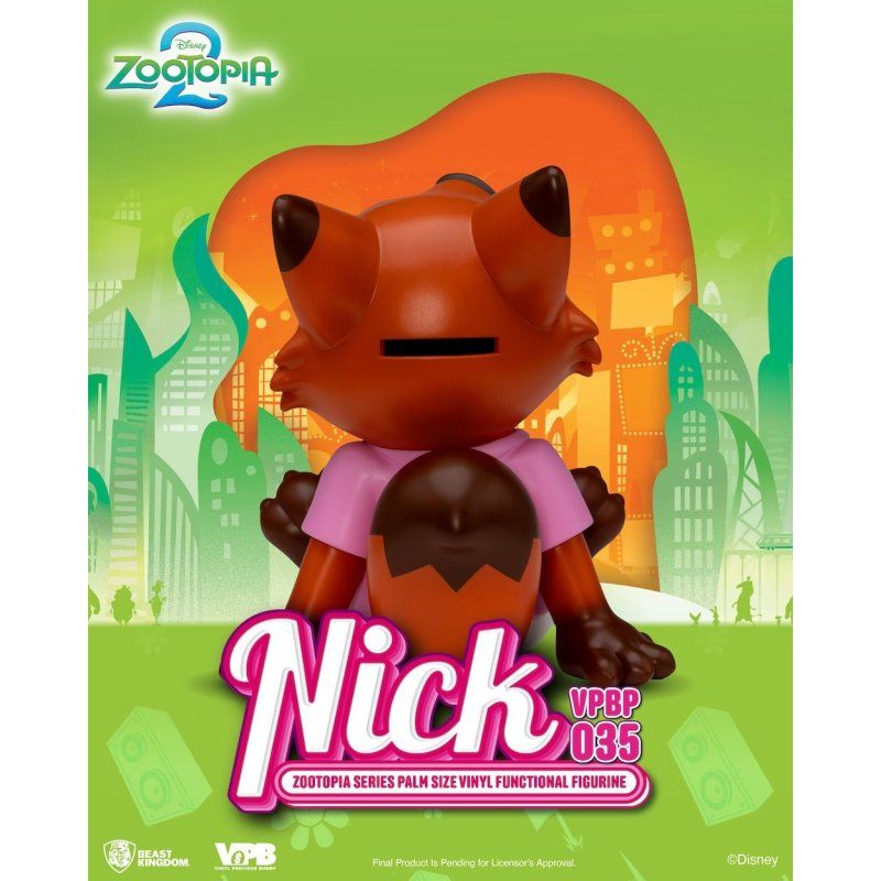 ZOOTOPIA 2 - Nick - Tirelire Vinyl Figure 15cm