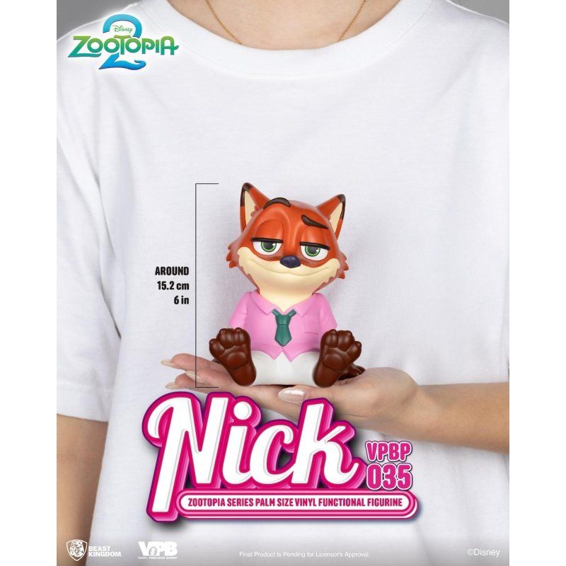 ZOOTOPIA 2 - Nick - Tirelire Vinyl Figure 15cm