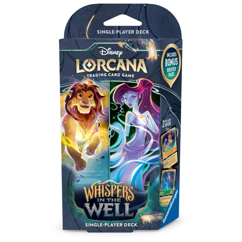 Disney Lorcana TCG: Whispers in the Well - Starter Deck Display (8 Decks)