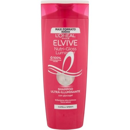 Elvive Nutri-Gloss Luminizer Shampoo Maxi Size 400ml