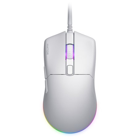 Souris filaire Gamer Hator Pulsar 3 RGB (Blanc)