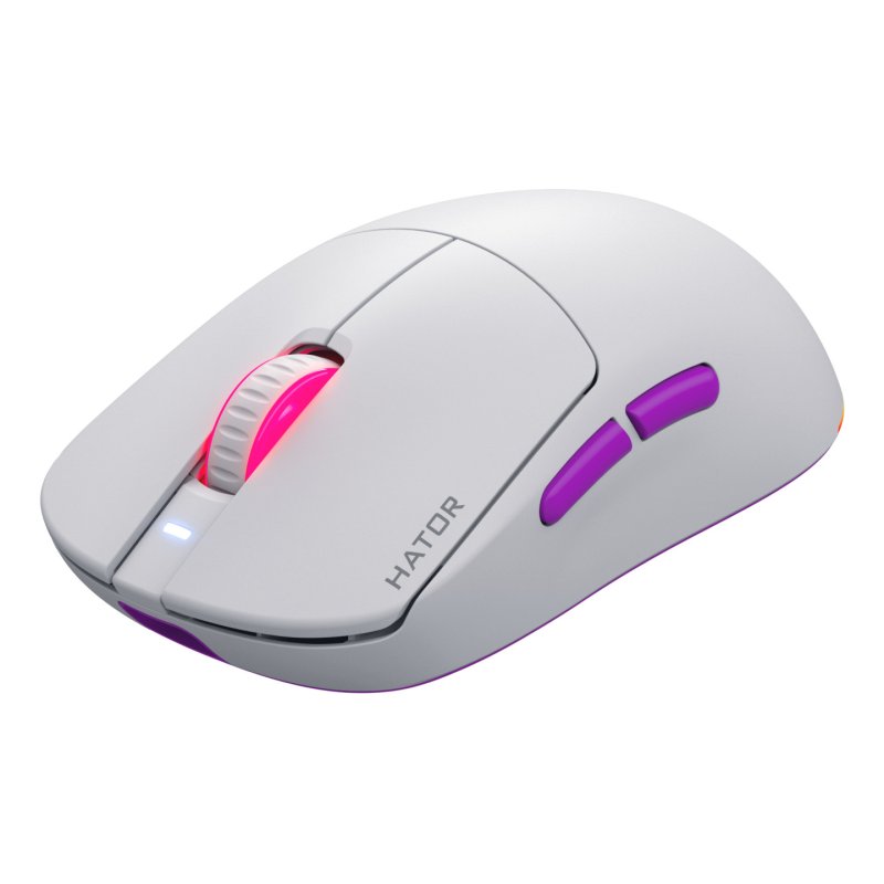 Souris sans fil Gamer Hator Quasar 3 Ultra RGB (Blanc)